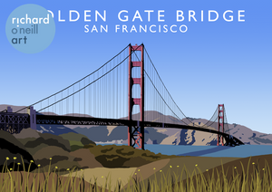 Golden Gate Bridge, San Francisco Art Print