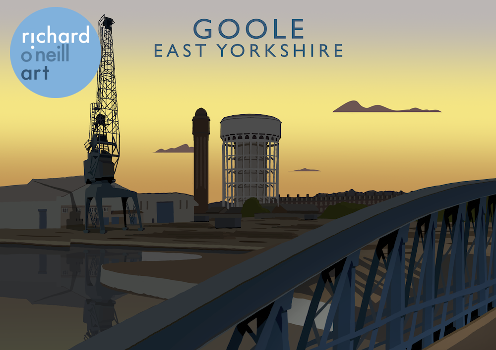 Goole (Dusk) Art Print