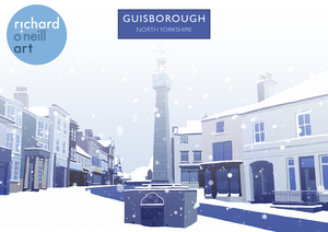 Guisborough Art Print (Snow)