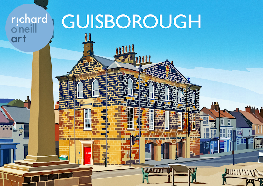 Guisborough (Town Hall) Art Print