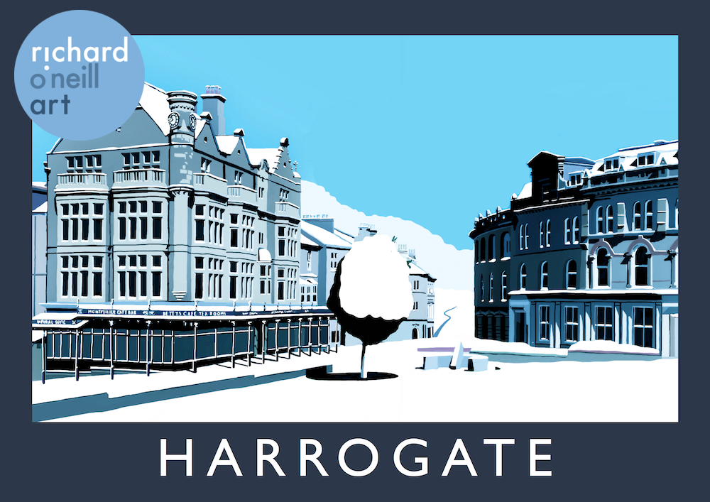 Harrogate Art Print (Snow)