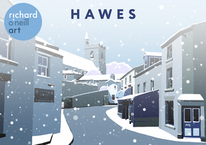 Hawes Art Print (Snow)