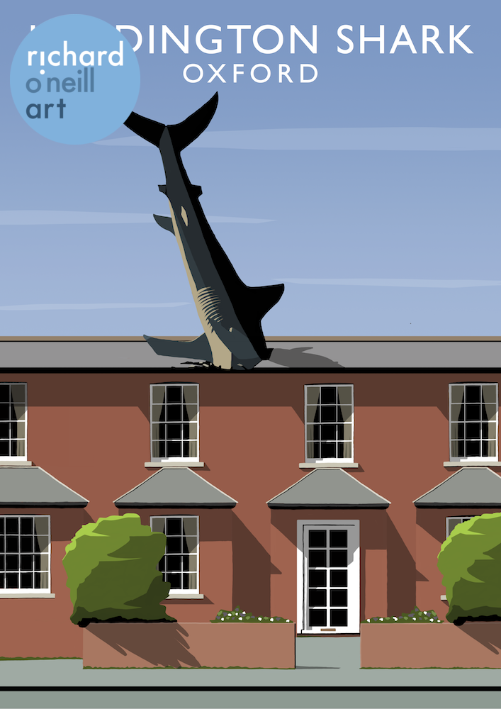 Headington Shark Art Print