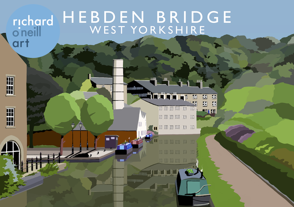 Hebden Bridge Art Print
