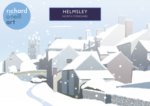 Helmsley Art Print (Snow)