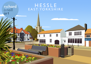 Hessle Art Print