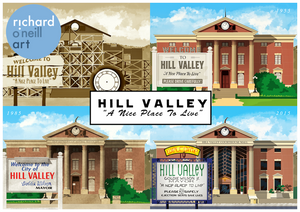 Hill Valley - "A Nice Place To Live" Art Print