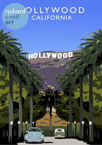 Hollywood Art Print