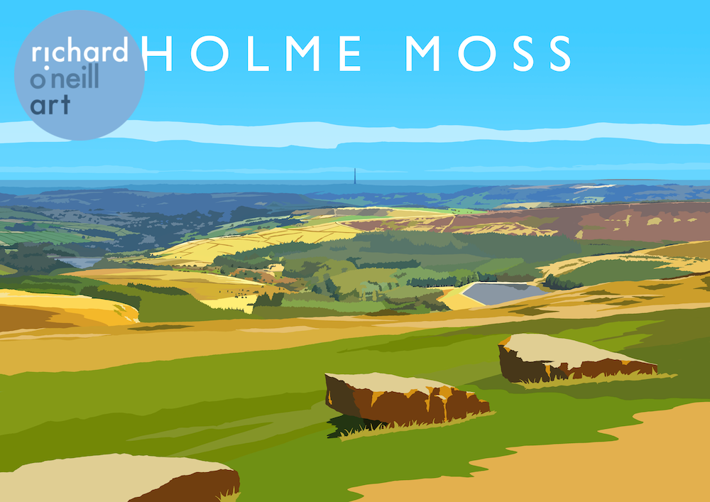 Holme Moss Art Print