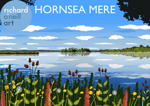 Hornsea Mere Art Print