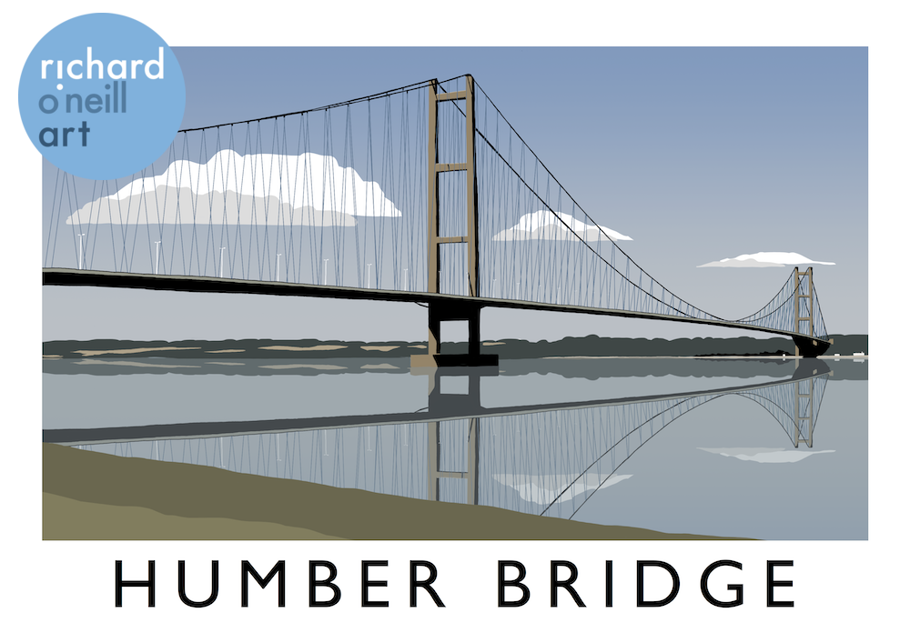 Humber Bridge Art Print