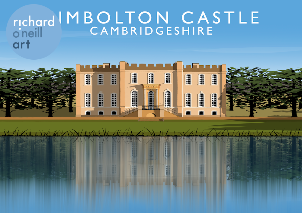 Kimbolton Castle Art Print