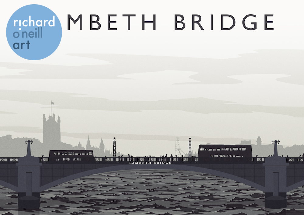Lambeth Bridge Art Print