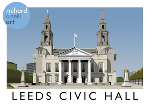 Leeds Civic Hall Art Print