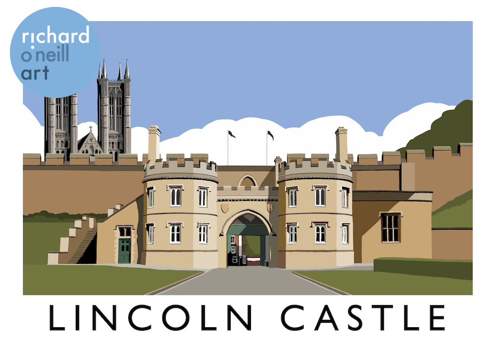 Lincoln Castle Art Print