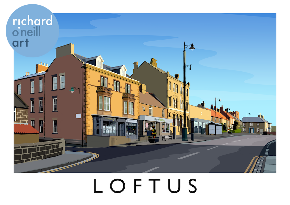 Loftus (High Street) Art Print