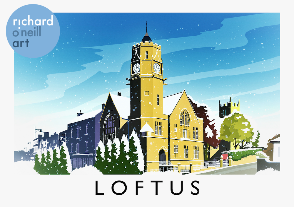 Loftus (Snow) Art Print