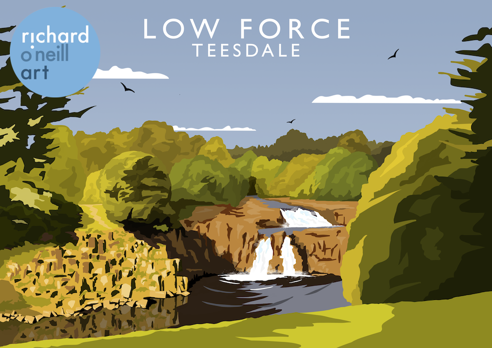 Low Force, Teesdale Art Print