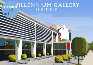 Millennium Gallery, Sheffield Art Print