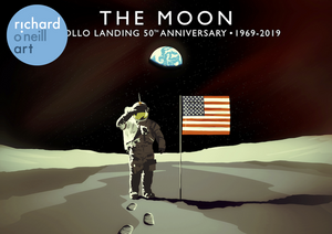 Moon Landing Art Print