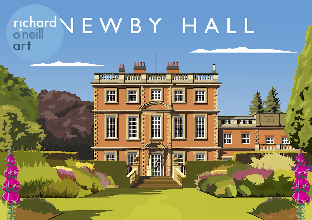 Newby Hall Art Print