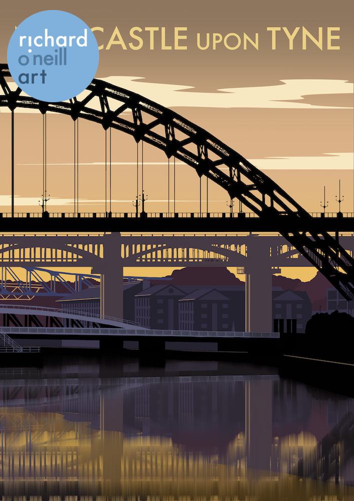 Newcastle upon Tyne Art Print