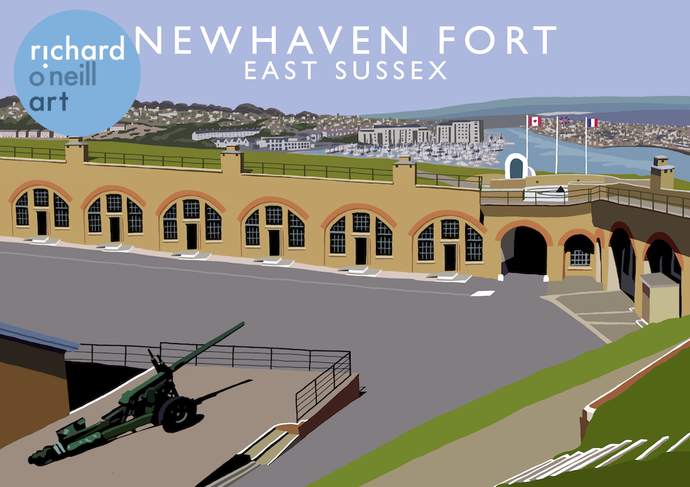 Newhaven Fort Art Print