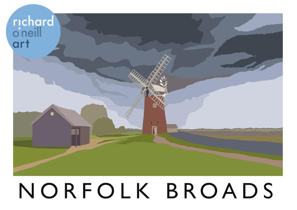 Norfolk Broads Art Print