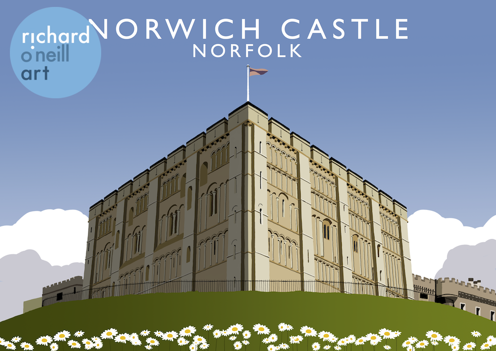 Norwich Castle Art Print