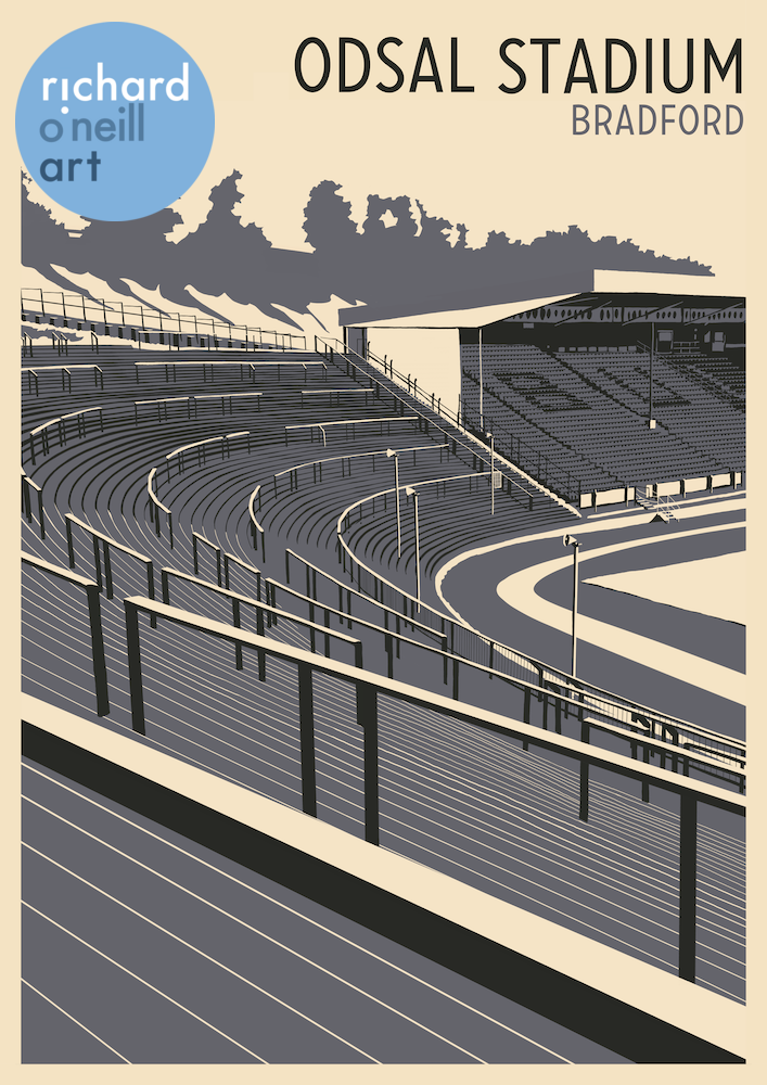 Odsal Stadium, Bradford Art Print