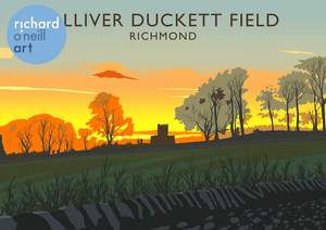 Olliver Duckett Field, Richmond Art Print
