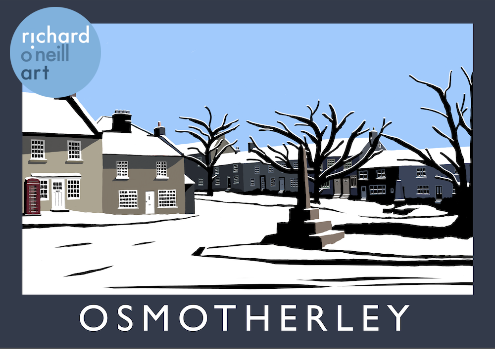 Osmotherley (Snow) Art Print