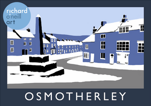 Osmotherley (Snow) Art Print