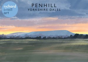 Penhill, Yorkshire Dales Art Print