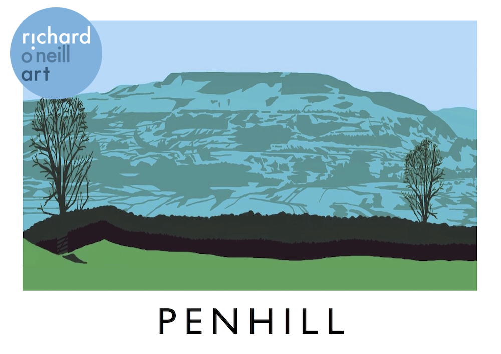 Penhill Art Print