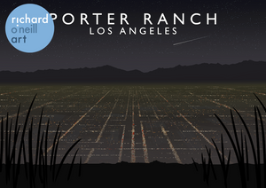 Porter Ranch, Los Angeles Art Print