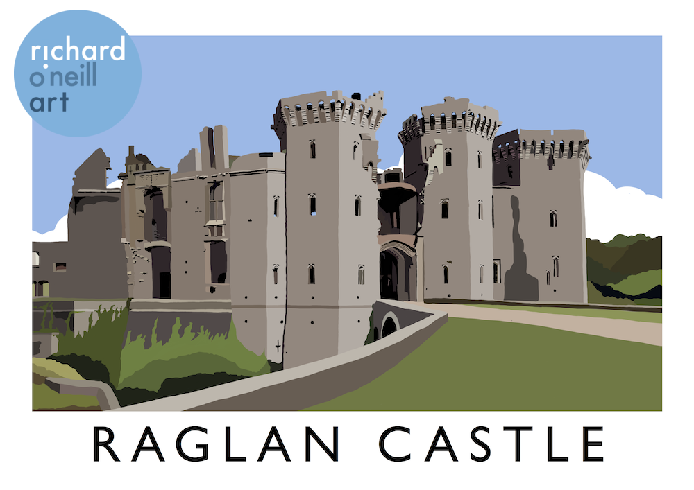 Raglan Castle Art Print