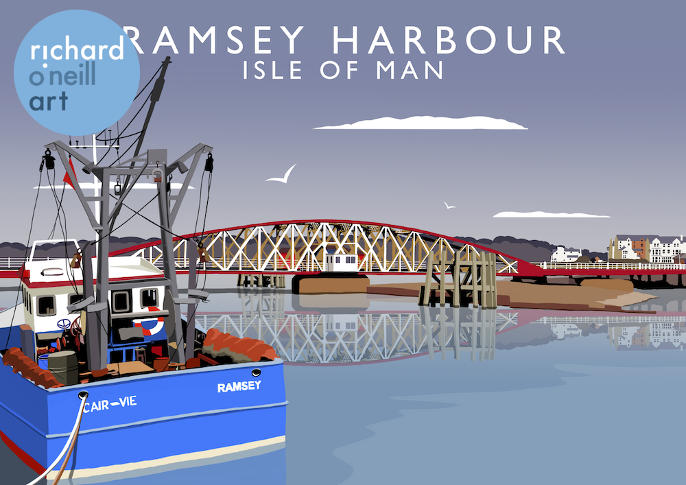 Ramsey Harbour Art Print