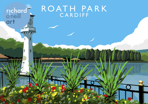 Roath Park Art Print