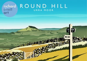Round Hill, Urra Moor Art Print