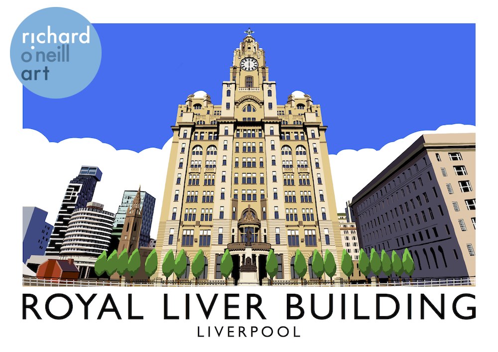 Royal Liver Building, Liverpool Art Print