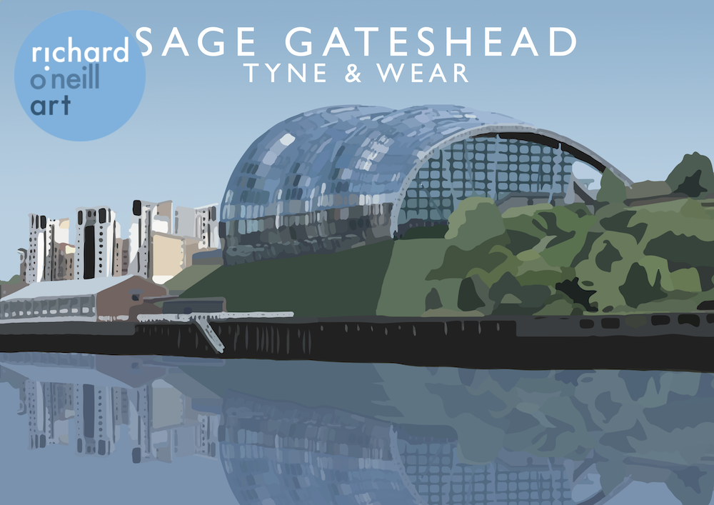 Sage Gateshead Art Print