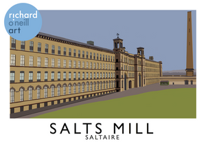 Salts Mill, Saltaire Art Print