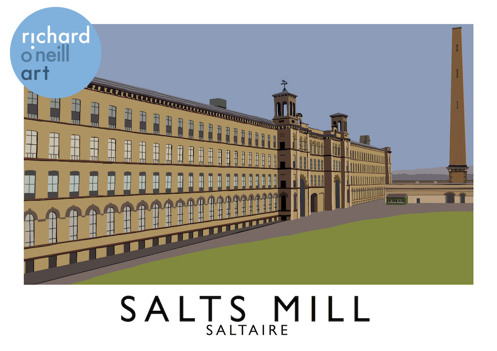 Salts Mill, Saltaire Art Print