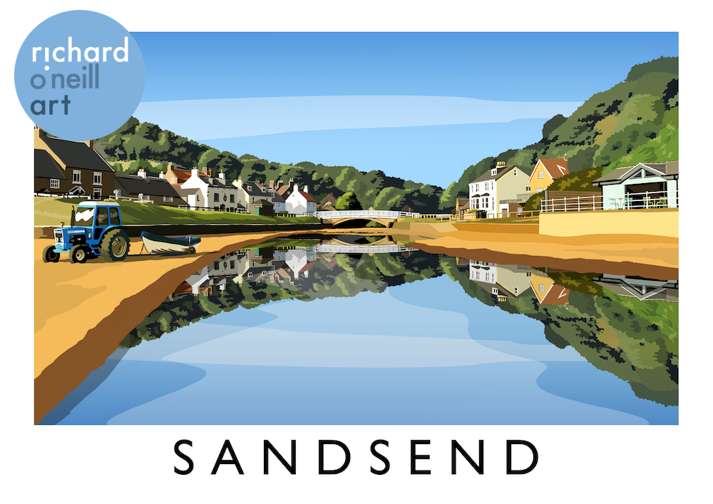 Sandsend (View West) Art Print