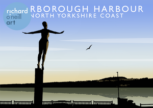 Scarborough Harbour Art Print