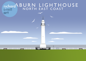 Seaburn Lighthouse Art Print