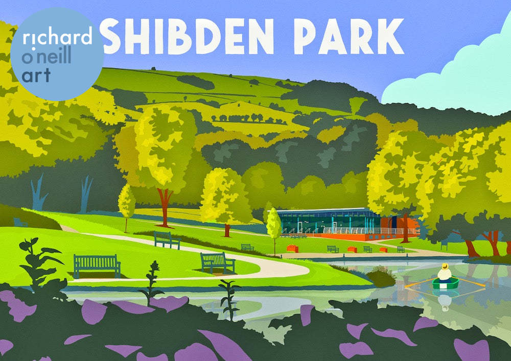 Shibden Park Art Print
