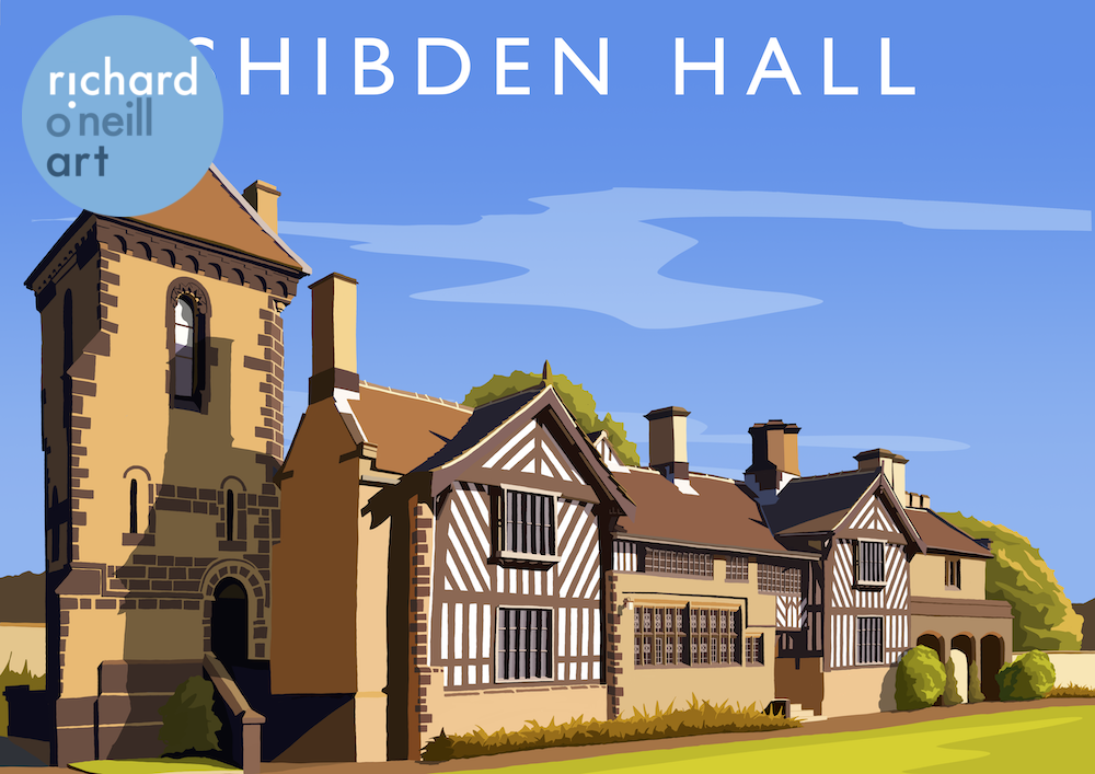 Shibden Hall Art Print