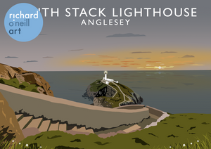 South Stack Lighthouse Art Print